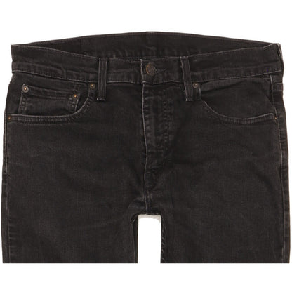 Levi's 512 Men Black Tapered Slim Stretch Jeans W32 L28