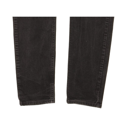 Levi's 512 Men Black Tapered Slim Stretch Jeans W32 L28