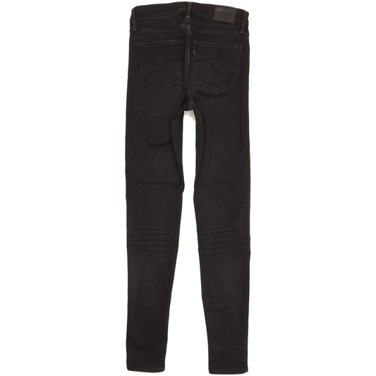 Levi's 720 Women Black Skinny Slim Stretch Jeans W27 L32