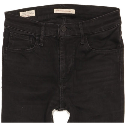 Levi's 720 Women Black Skinny Slim Stretch Jeans W27 L32