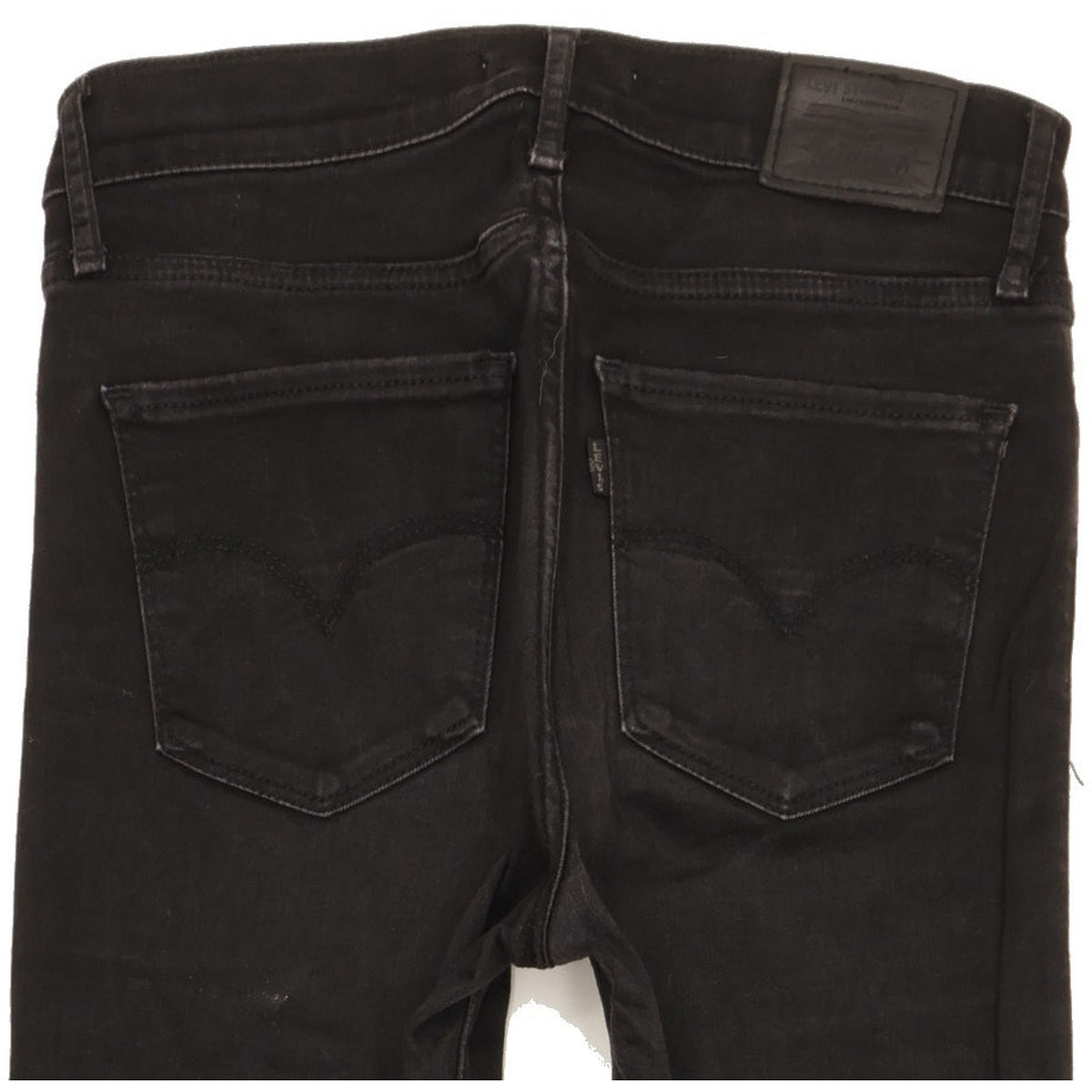 Levi's 720 Women Black Skinny Slim Stretch Jeans W27 L32