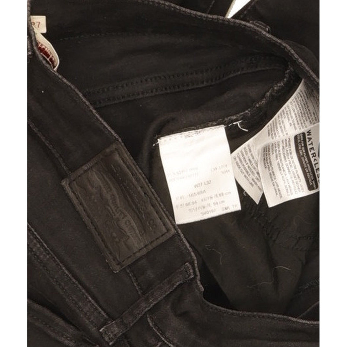 Levi's 720 Women Black Skinny Slim Stretch Jeans W27 L32