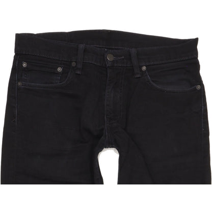 Levi's 511 Men Black Straight Slim Stretch Jeans W32 L33