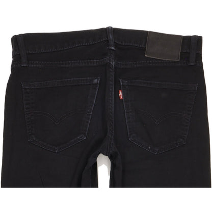 Levi's 511 Men Black Straight Slim Stretch Jeans W32 L33