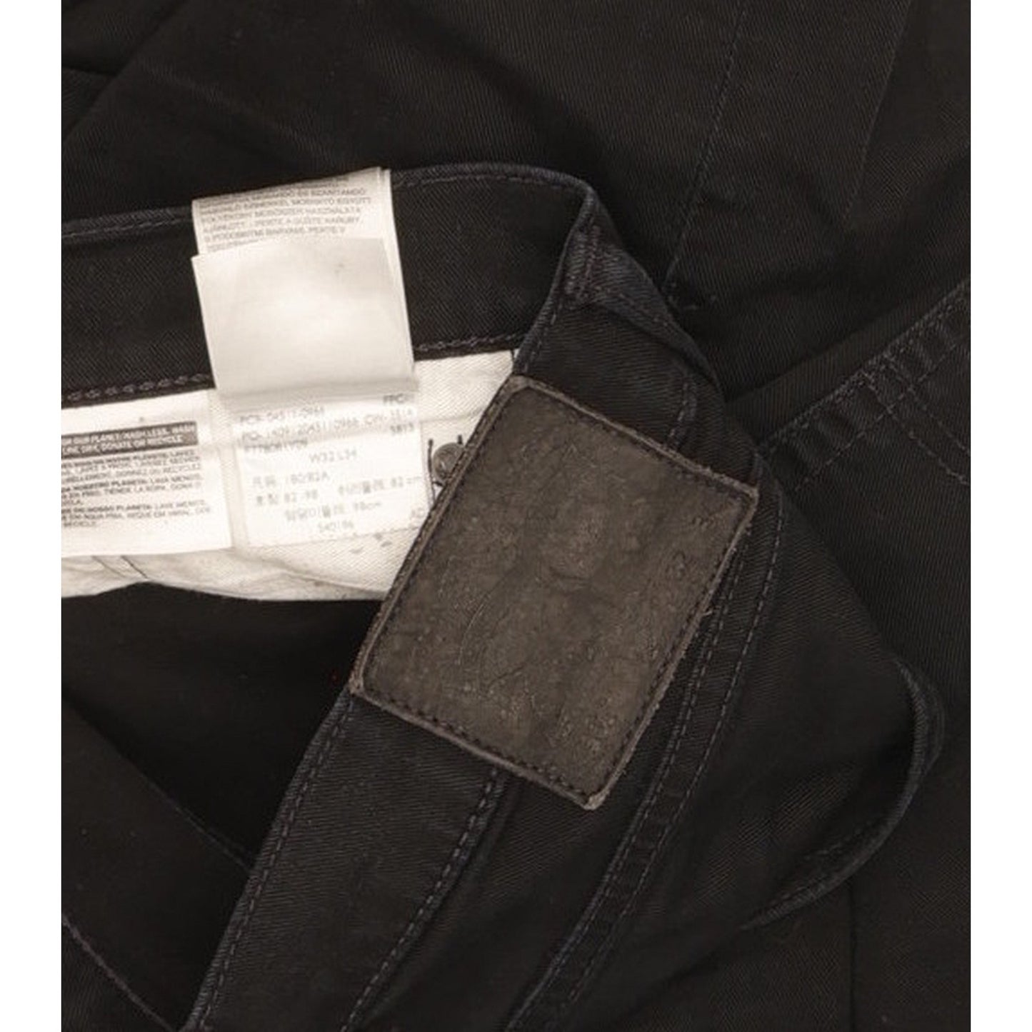 Levi's 511 Men Black Straight Slim Stretch Jeans W32 L33