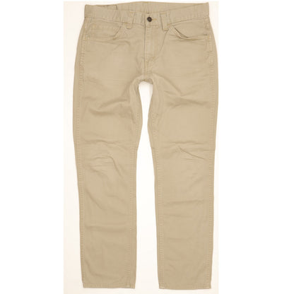 Levi's 511 Men Beige Straight Slim Jeans W32 L29