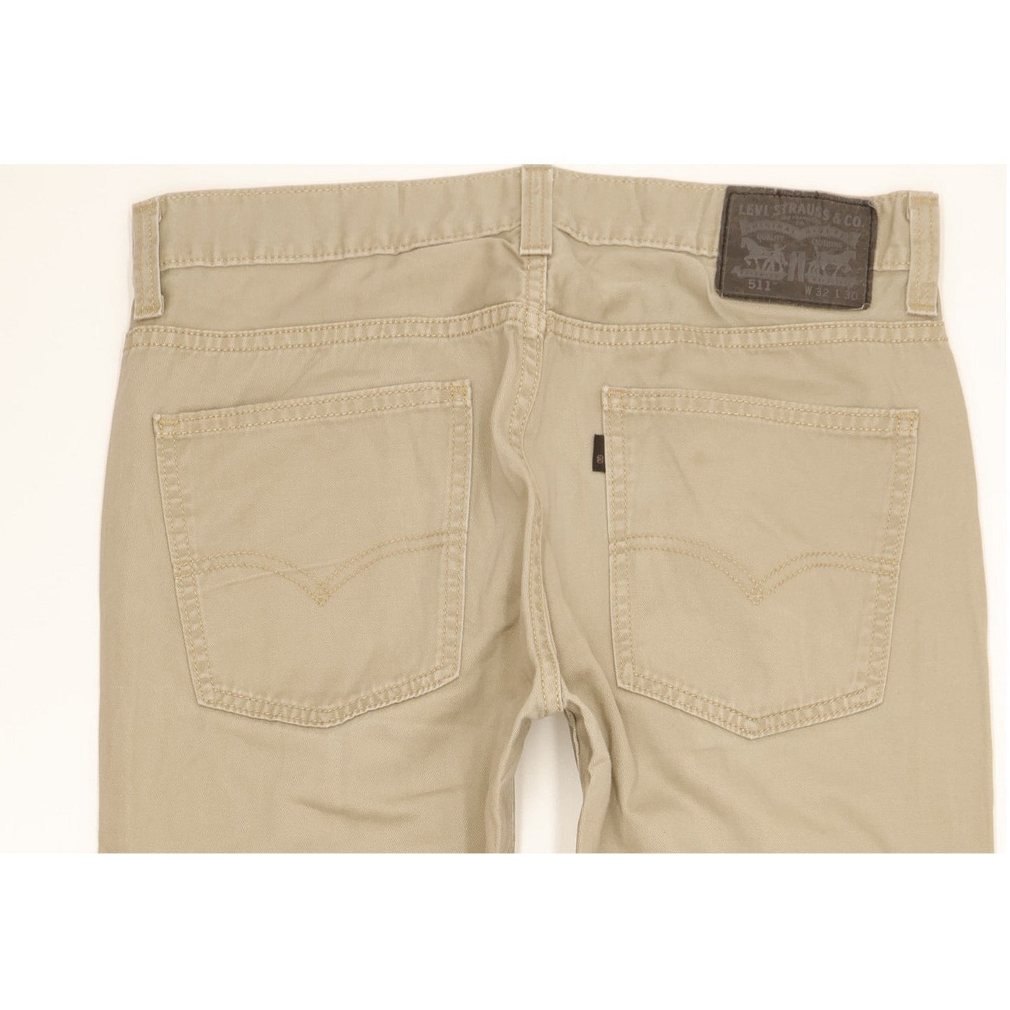 Levi's 511 Men Beige Straight Slim Jeans W32 L29
