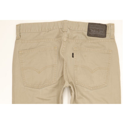 Levi's 511 Men Beige Straight Slim Jeans W32 L29