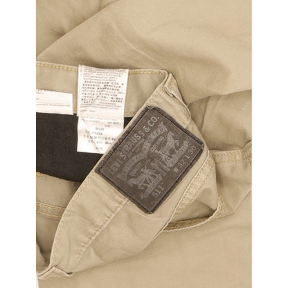 Levi's 511 Men Beige Straight Slim Jeans W32 L29