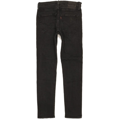 Levi's 512 Men Black Tapered Slim Stretch Jeans W32 L30