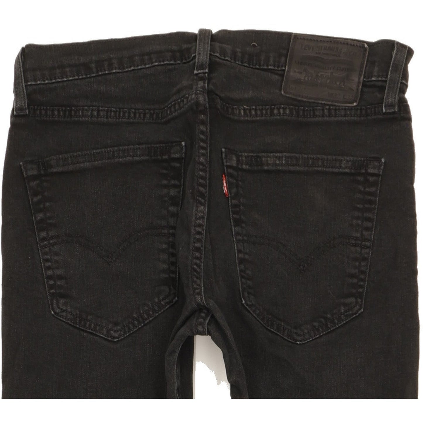 Levi's 512 Men Black Tapered Slim Stretch Jeans W32 L30
