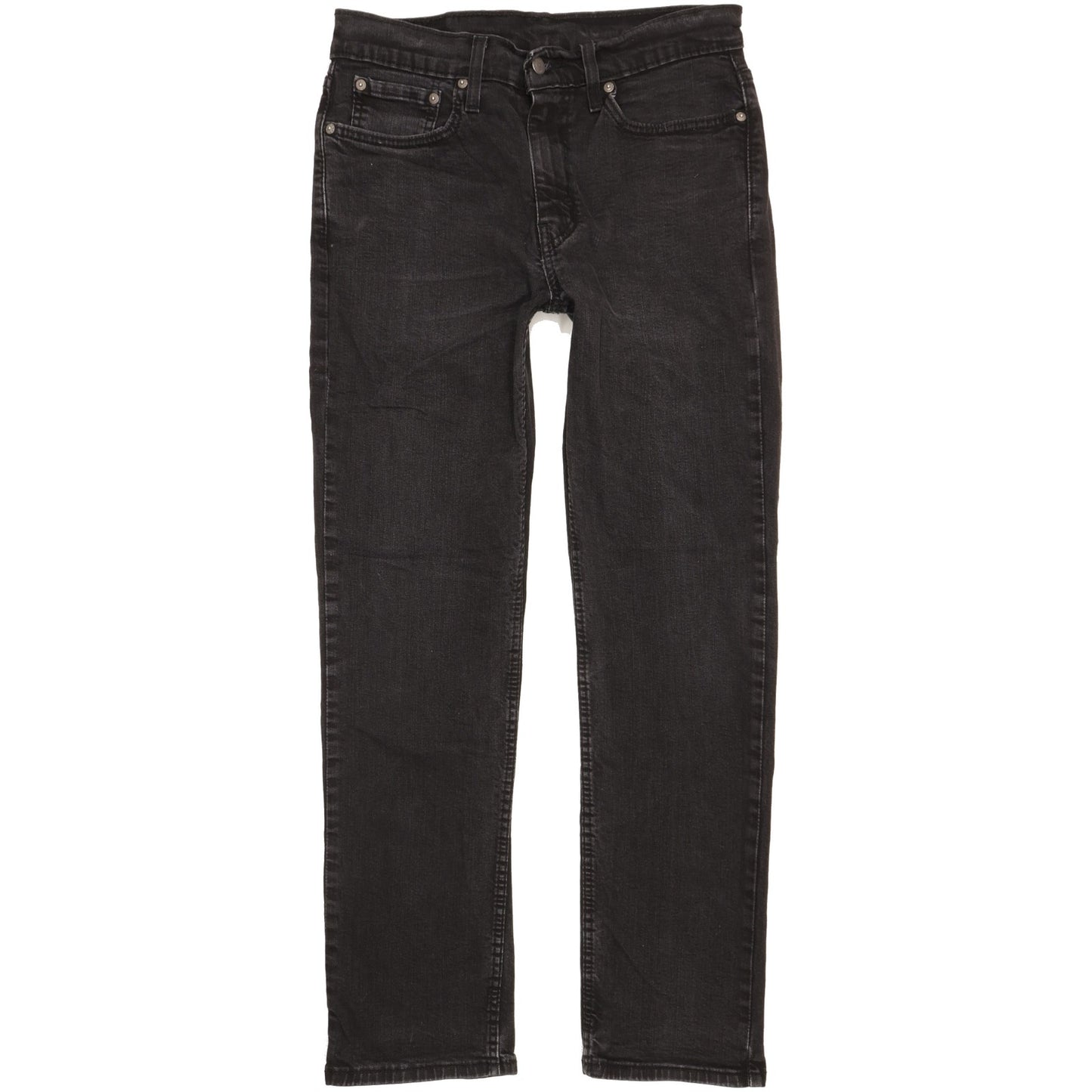 Levi's 514 Men Black Straight Slim Stretch Jeans W32 L30