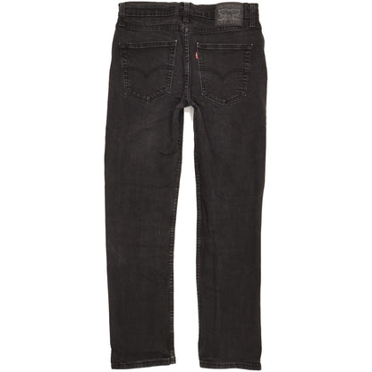 Levi's 514 Men Black Straight Slim Stretch Jeans W32 L30