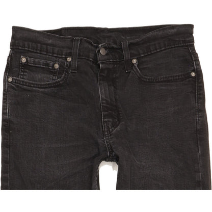 Levi's 514 Men Black Straight Slim Stretch Jeans W32 L30