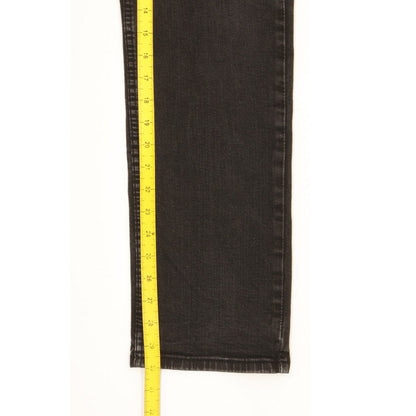 Levi's 514 Men Black Straight Slim Stretch Jeans W32 L30