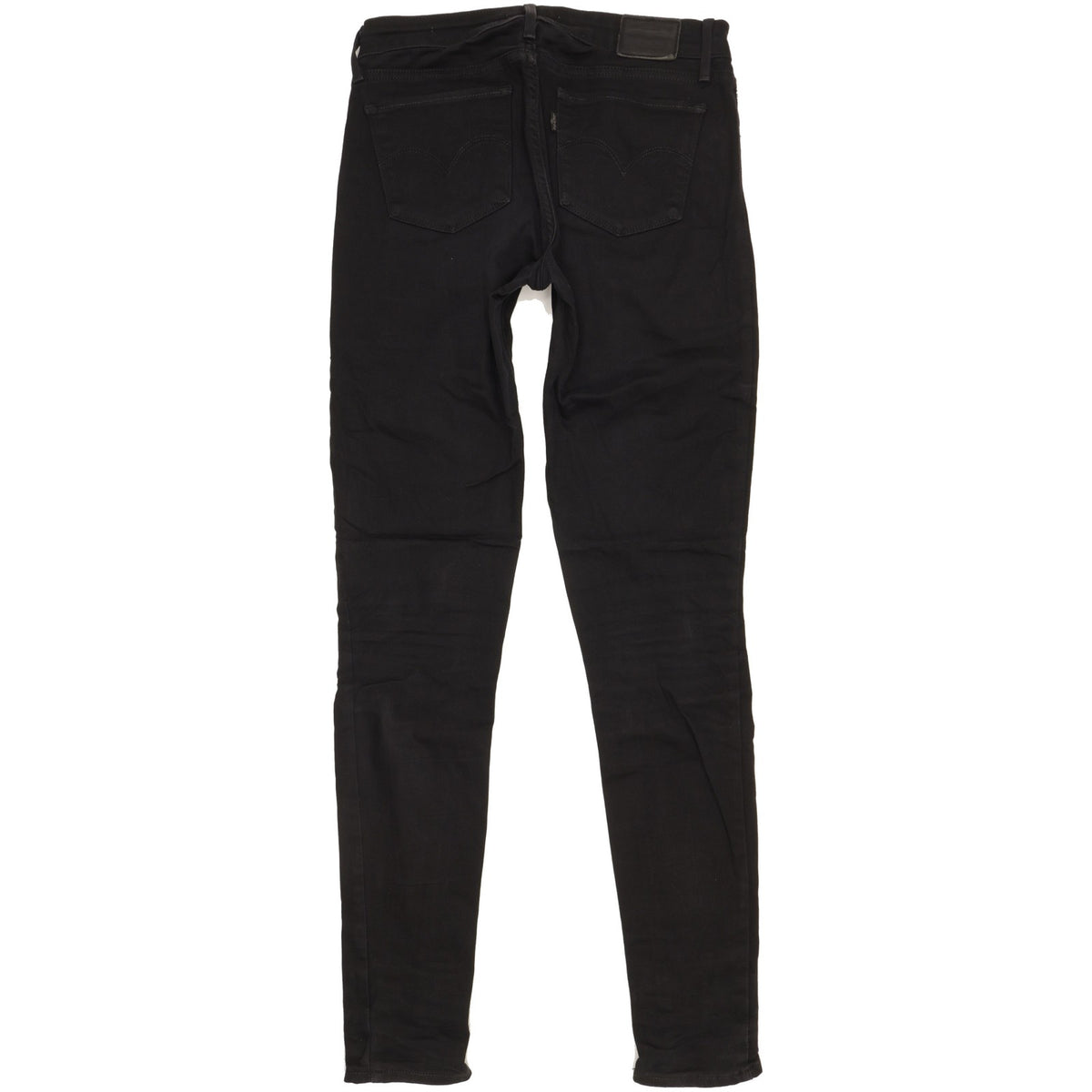 Levi's 711 Women Black Skinny Slim Stretch Jeans W27 L34