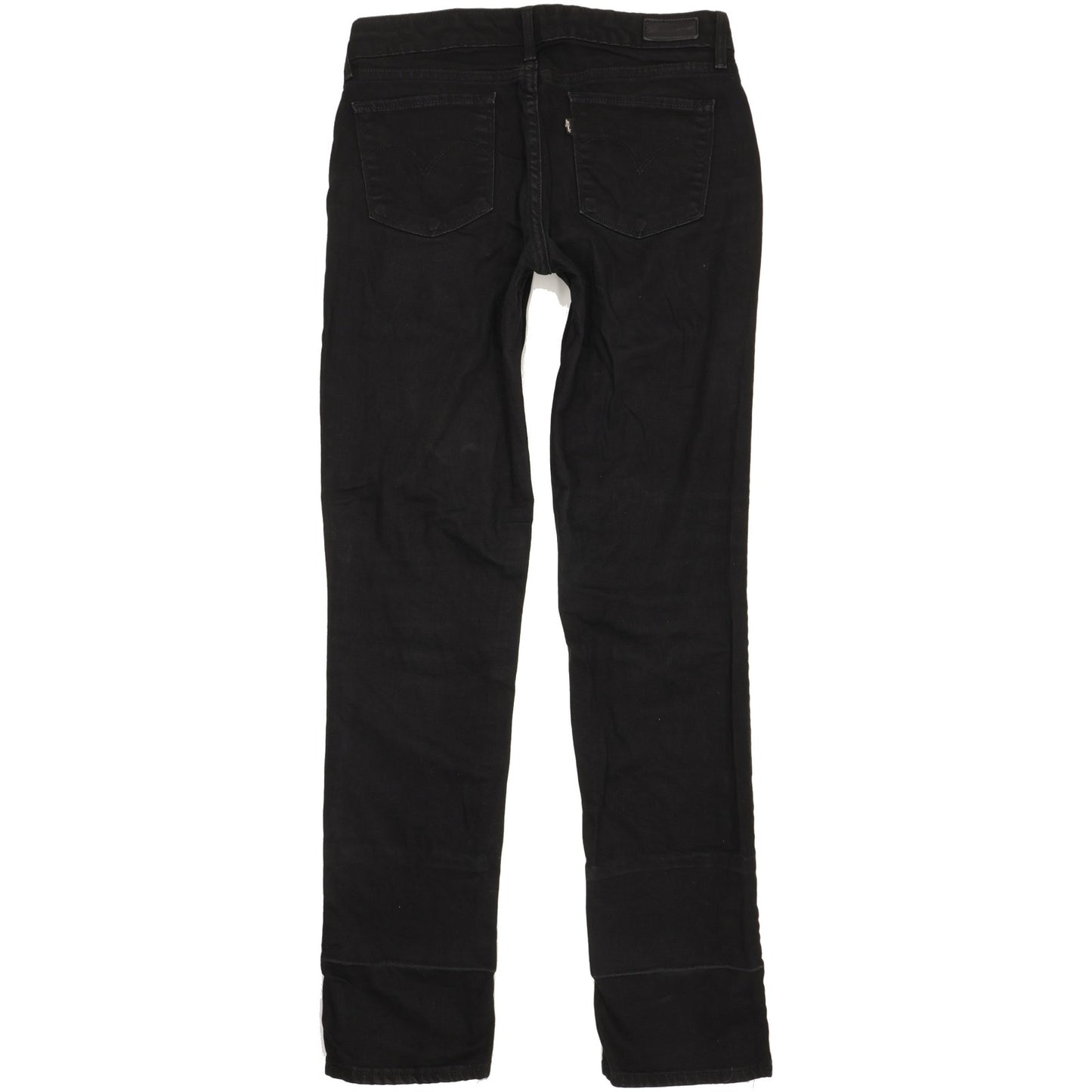 Levi's Women Black Straight Slim Stretch Jeans W28 L33