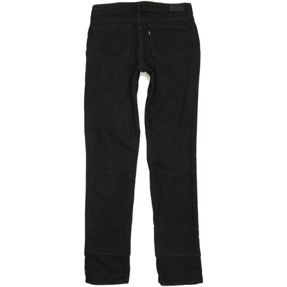 Levi's Women Black Straight Slim Stretch Jeans W28 L33