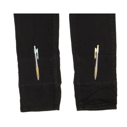 Levi's Women Black Straight Slim Stretch Jeans W28 L33