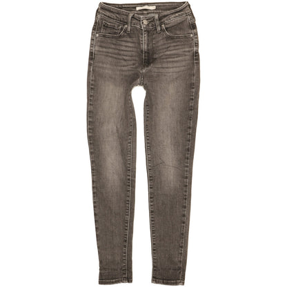 Levi's 721 Women Grey Skinny Regular Stretch Jeans W25 L27