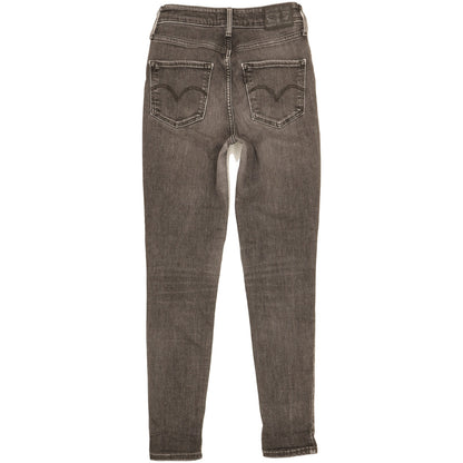 Levi's 721 Women Grey Skinny Regular Stretch Jeans W25 L27