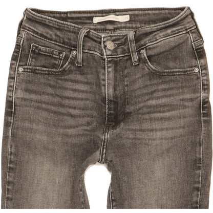 Levi's 721 Women Grey Skinny Regular Stretch Jeans W25 L27