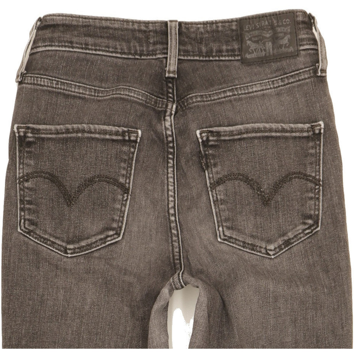 Levi's 721 Women Grey Skinny Regular Stretch Jeans W25 L27