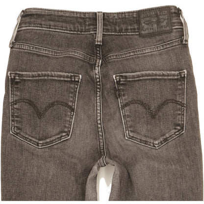 Levi's 721 Women Grey Skinny Regular Stretch Jeans W25 L27