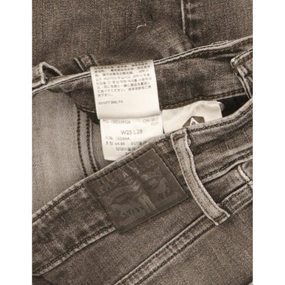 Levi's 721 Women Grey Skinny Regular Stretch Jeans W25 L27