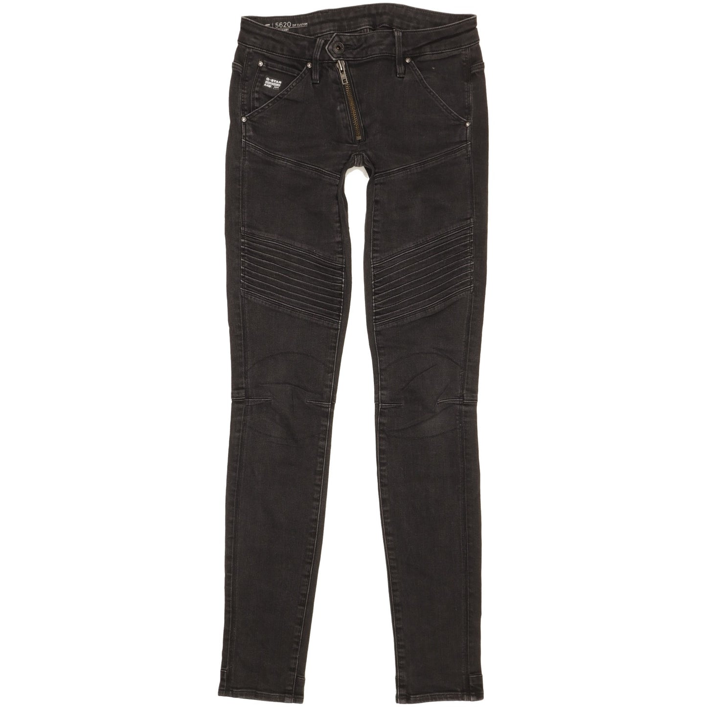 G-Star 5620 Women Black Skinny Slim Stretch Jeans W25 L31