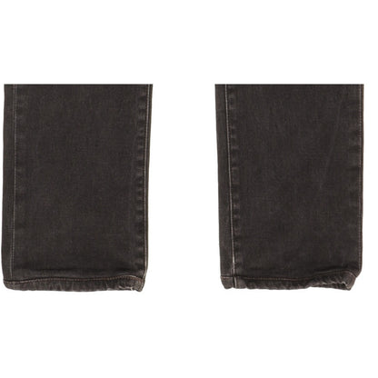 Levi's 504 Men Black Straight Regular Stretch Jeans W32 L32