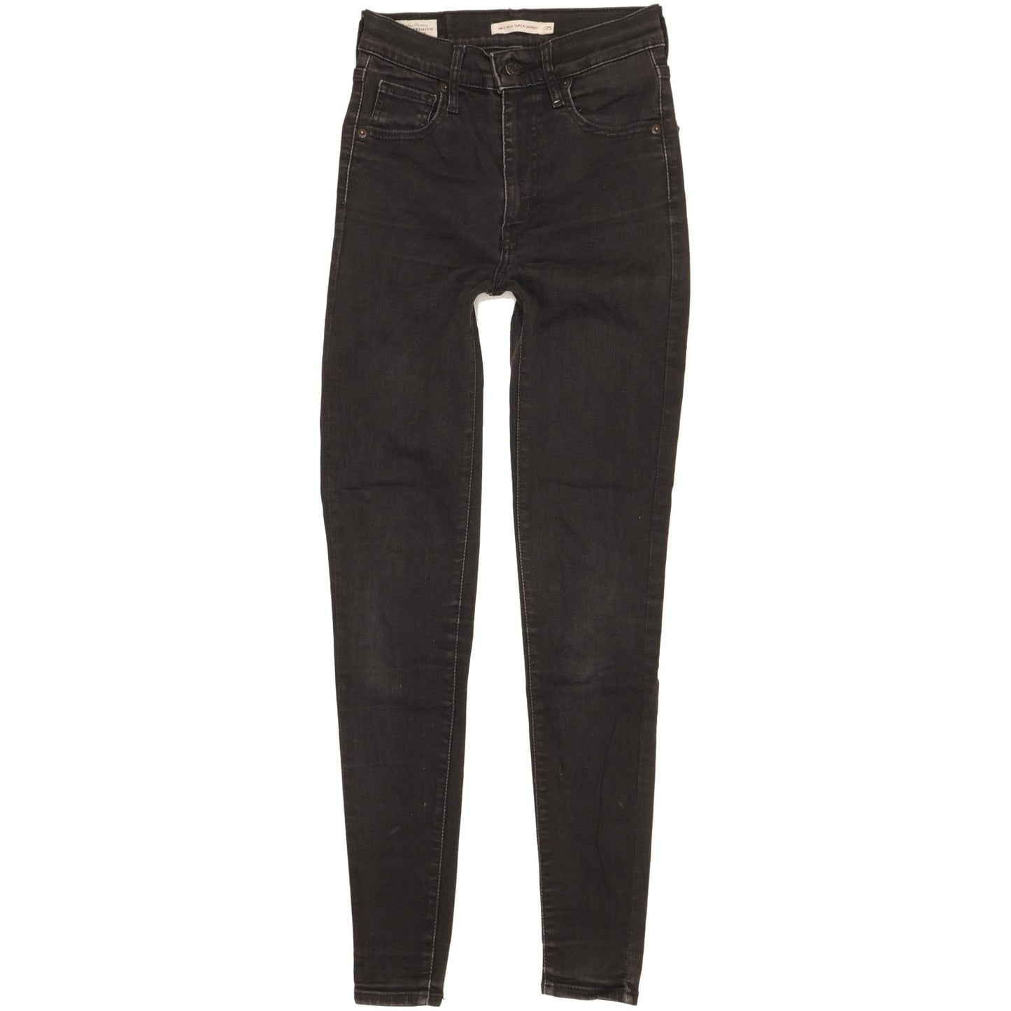 Levi's Mile Women Black Skinny Slim Stretch Jeans W25 L29