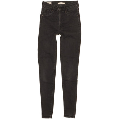 Levi's Mile Women Black Skinny Slim Stretch Jeans W25 L29