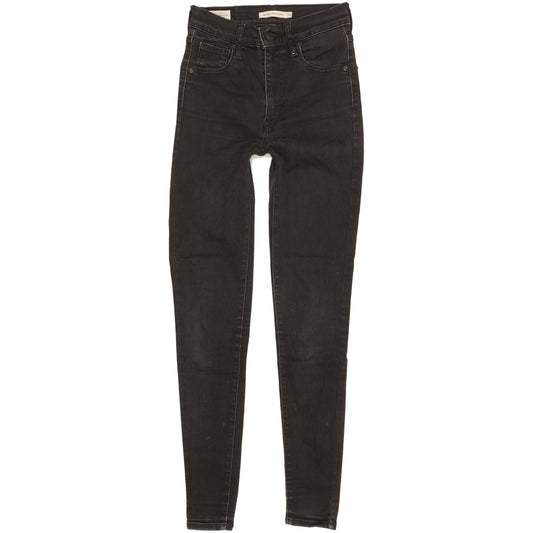 Levi's Mile Women Black Skinny Slim Stretch Jeans W25 L29