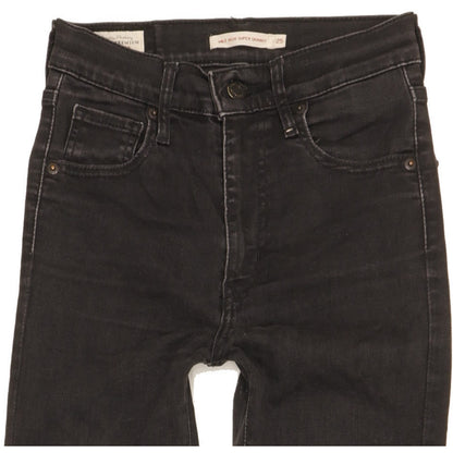 Levi's Mile Women Black Skinny Slim Stretch Jeans W25 L29