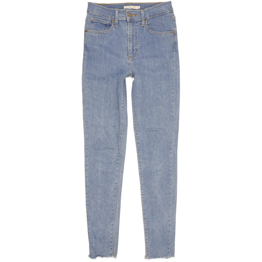 Levi's Mile Blue Skinny Slim Stretch Jeans High Waisted W28 L32