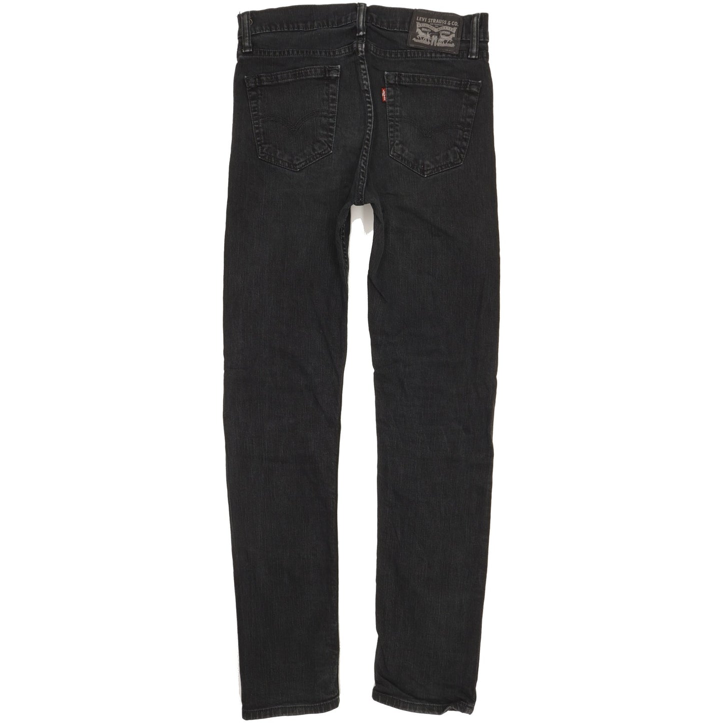 Levi's Men Black Straight Slim Stretch Jeans W29 L32
