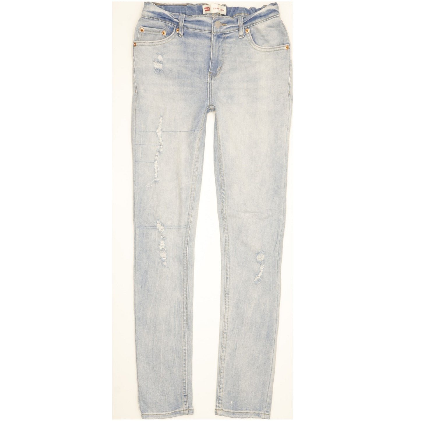 Levi's Kids Blue Skinny Slim Stretch Jeans W26 L31