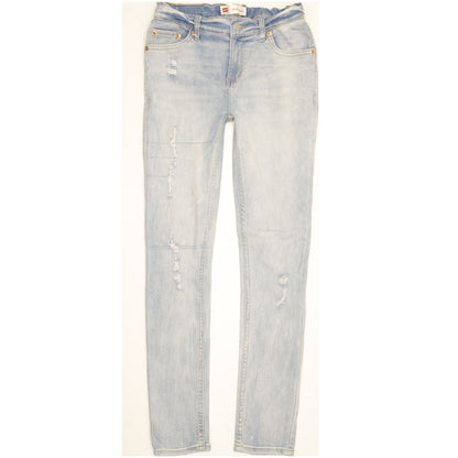 Levi's Kids Blue Skinny Slim Stretch Jeans W26 L31
