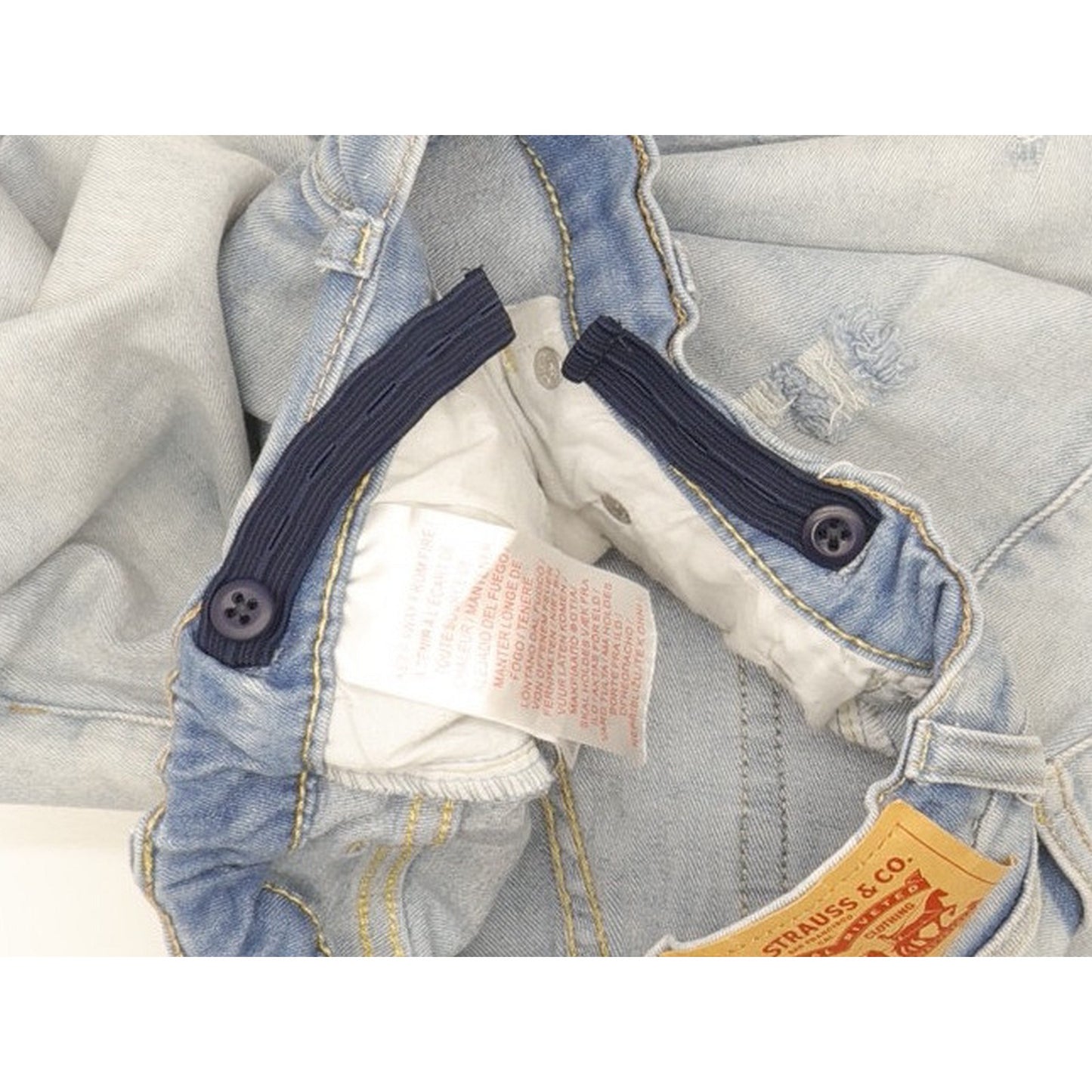 Levi's Kids Blue Skinny Slim Stretch Jeans W26 L31