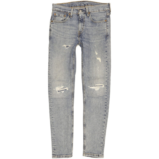 Levi's 519 Hi-Ball Men Blue Skinny Slim Stretch Jeans W29 L30