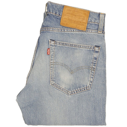 Levi's 511 Men Blue Straight Slim Stretch Jeans W30 L34