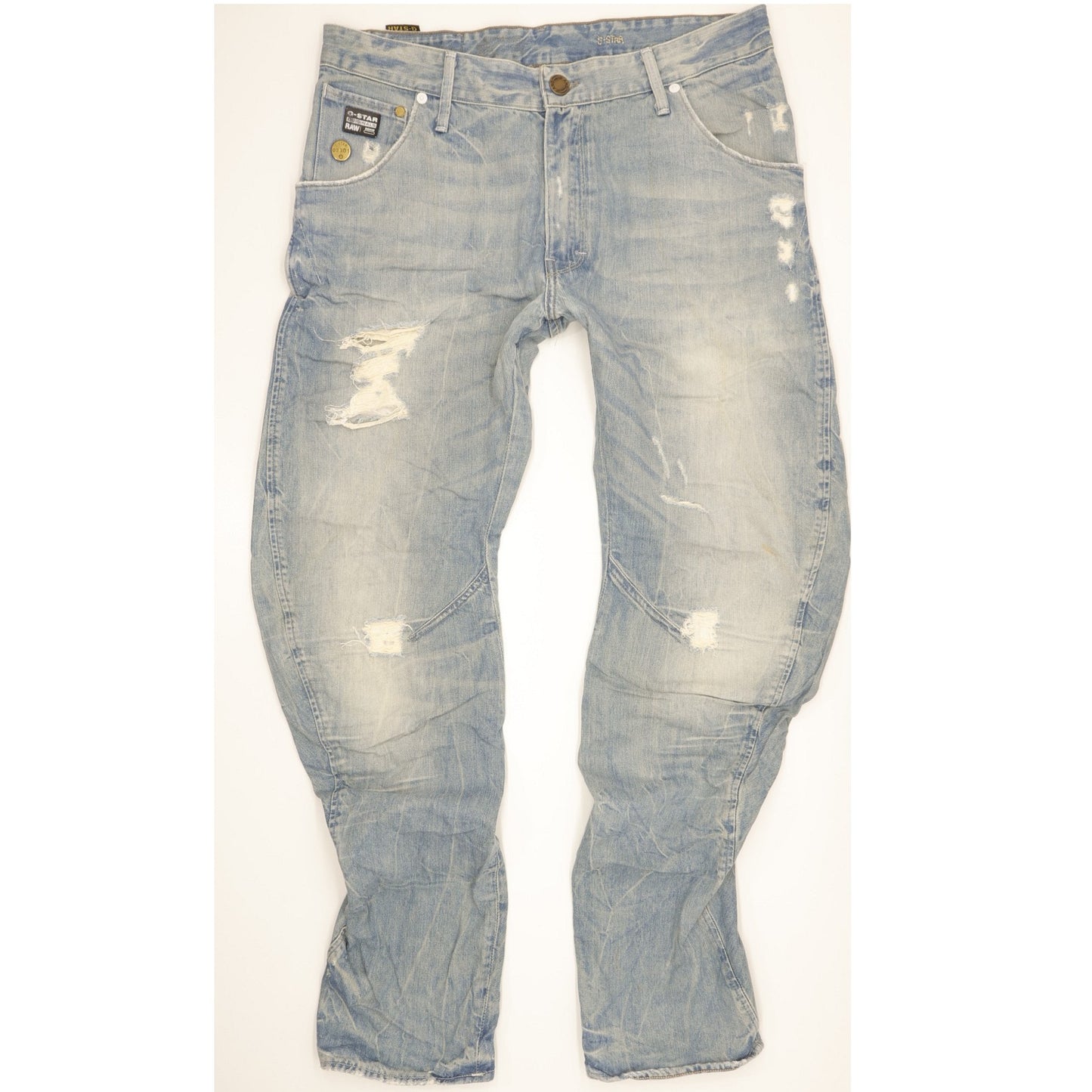 G-Star Arc Men Blue Tapered Loose Jeans W33 L32