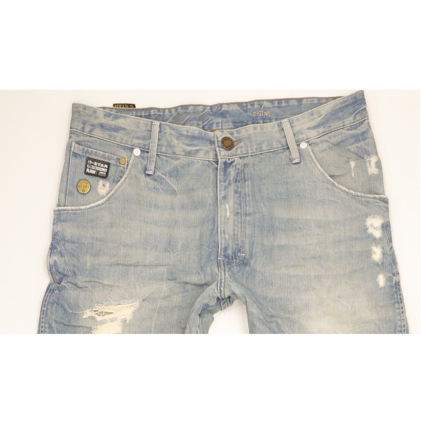 G-Star Arc Men Blue Tapered Loose Jeans W33 L32