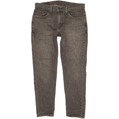 Levi's 502 Hi-Ball Men Black Tapered Regular Stretch Jeans W32 L29