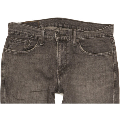 Levi's 502 Hi-Ball Men Black Tapered Regular Stretch Jeans W32 L29