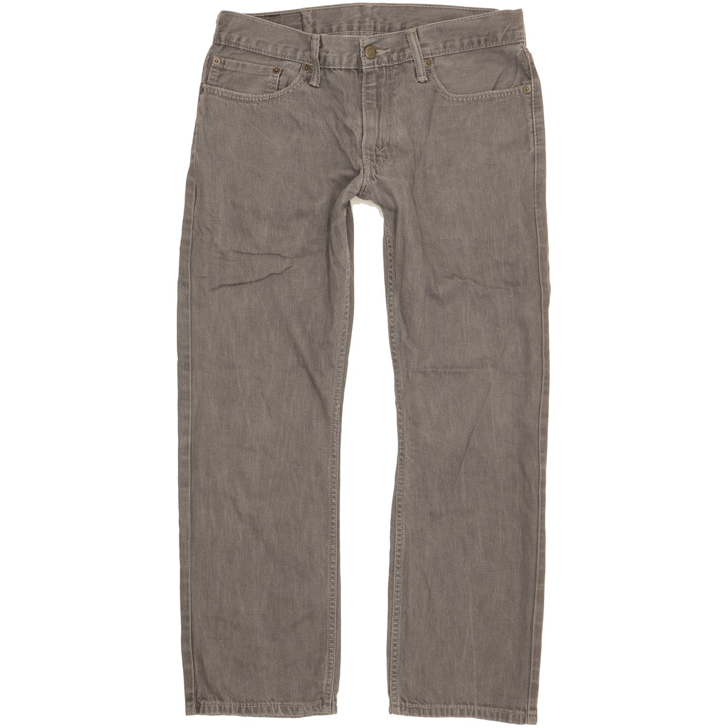 Levi's 514 Men Grey Straight Regular Jeans W33 L28