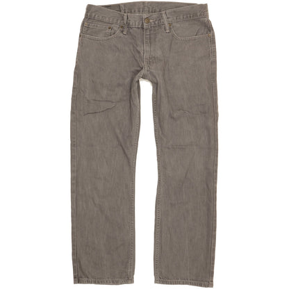 Levi's 514 Men Grey Straight Regular Jeans W33 L28