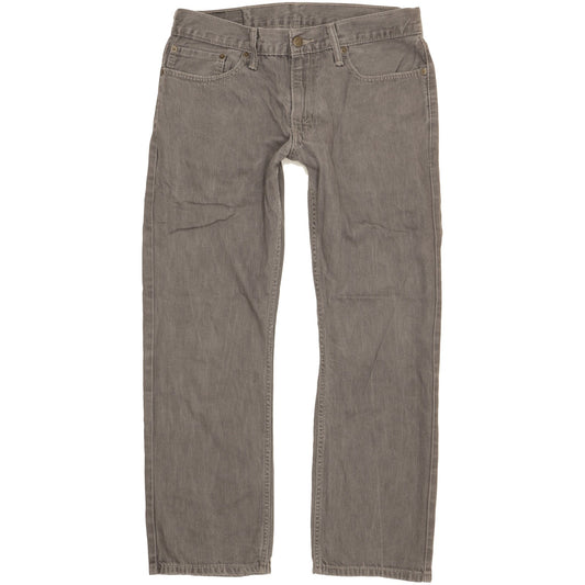Levi's 514 Men Grey Straight Regular Jeans W33 L28