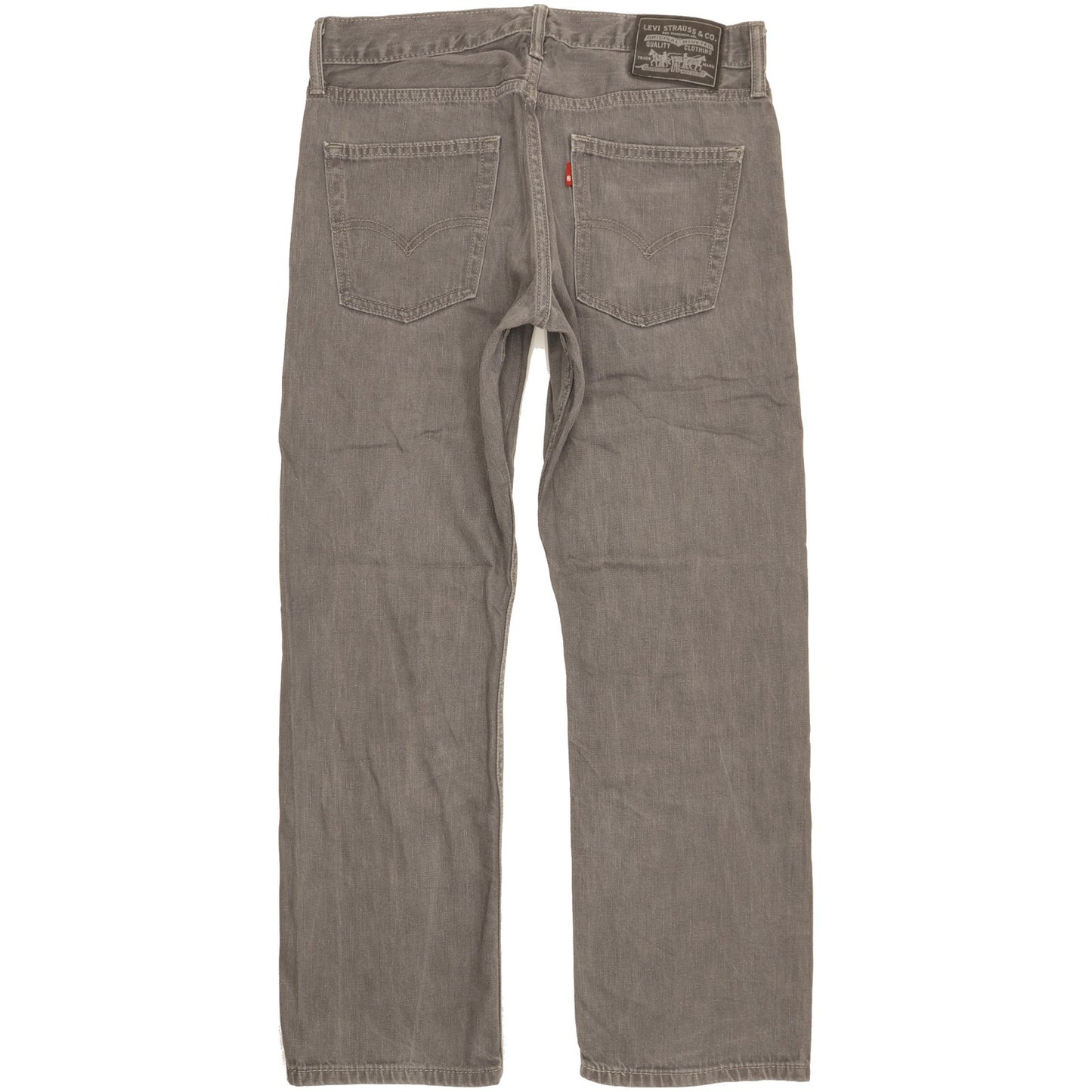 Levi's 514 Men Grey Straight Regular Jeans W33 L28